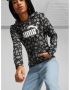 Puma Hanorac cu model si imprimeu logo - Negru/Gri