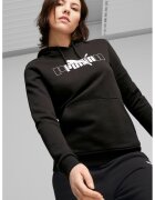 Puma Hanorac de bumbac cu imprimeu logo - Negru
