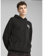Puma Hanorac din amestec de bumbac cu buzunar kangaroo - Negru