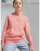 Puma Hanorac din amestec de bumbac cu buzunar kangaroo - Roz somon