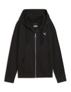 Puma Hanorac din amestec de bumbac cu fermoar HER - Negru