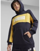 Puma Hanorac din amestec de bumbac cu logo - Galben/Albastru ultramarin