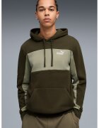 Puma Hanorac din amestec de bumbac Essentials - Verde pal/Verde masliniu