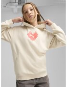 Puma Hanorac lejer cu imprimeu logo - Crem