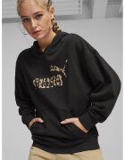 Puma Hanorac lejer cu imprimeu logo - Negru