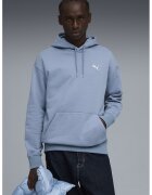 Puma Hanorac relaxed-fit cu buzunar kangaroo ESS - Alb/Albastru lavanda