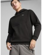 Puma Hanorac relaxed-fit cu buzunar kangaroo - Galben pal/Gri inchis