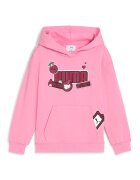 Puma Hanorac relaxed-fit cu imprimeu - Alb/Roz zmeuriu/Roz pastel