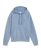 Puma Hanorac sport dama - Ess Elevated Relaxed Wash 688103 - albastru