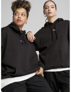 Puma Hanorac supradimensionat cu buzunar kangaroo si snur - Negru