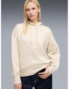 Puma Hanorac supradimensionat cu pliu inversat pe partea din spate - Crem