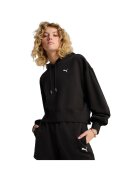 Puma Hoodie Wardrobe Ess Relaxed Cropped Hoodie Tr