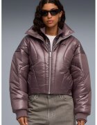 Puma Jacheta crop bufanta Dare To - Roz prafuit