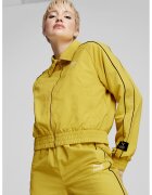 Puma Jacheta cu fermoar si logo Play - Galben mustar