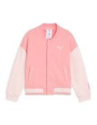 Puma Jacheta cu imprimeu Hello Kitty College - Alb/Roz pastel/Roz pal