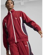 Puma Jacheta cu model colorblock Celebrator - Rosu/Alb