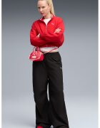 Puma Pantaloni cu talie inalta si volane ESS - Negru/Alb optic