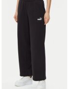Puma Pantaloni dama - 304581199 - Bumbac/Poliester reciclat/Bumbac - Negru - Negru