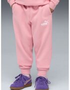 Puma Pantaloni de trening cu banda elastica in talie si logo ESS No. 1 Logo - Roz somon