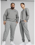 Puma Pantaloni de trening cu buzunare laterale ESS No.1 - Gri melange
