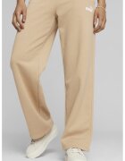 Puma Pantaloni de trening cu buzunare laterale Essentials+ - Maro nisip