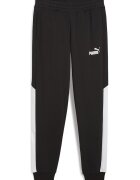 Puma PAntaloni de trening cu buzunare laterale Power - Negru/Alb optic