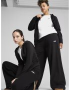 Puma Pantaloni de trening cu croiala ampla si detaliu logo - Negru
