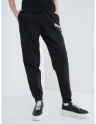 Puma Pantaloni de trening cu imprimeu logo ESS - Negru