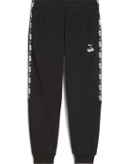 Puma Pantaloni de trening cu logo - Alb/Negru