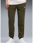 Puma Pantaloni de trening cu logo ESS 2 - Verde masliniu