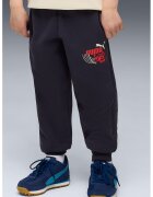 Puma Pantaloni de trening cu logo si talie elastica - Bleumarin