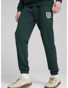 Puma Pantaloni de trening de bumbac - Verde englez