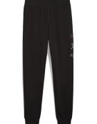 Puma Pantaloni de trening din amestec de bumbac cu croiala conica - Negru