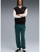 Puma Pantaloni de trening din bumbac cu croiala relaxed-fit - Verde aquamarin