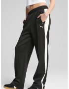 Puma Pantaloni de trening drepti T7 Always On - Alb/Negru