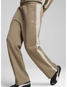 Puma Pantaloni de trening drepti T7 Always On - Maro deschis