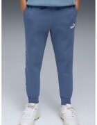 Puma Pantaloni de trening Essentials Camo - Albastru pastel/Albastru inchis/Alb optic