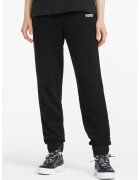 Puma Pantaloni de trening regular fit cu buzunare laterale Essentials+ - Negru