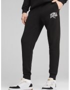 Puma Pantaloni de trening regular fit cu snur de ajustare - Negru