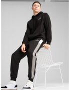 Puma Pantaloni de trening relaxed fit cu benzi contrastante laterale - Negru