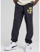 Puma Pantaloni de trening relaxed-fit cu buzunare laterale - Albastru ultramarin