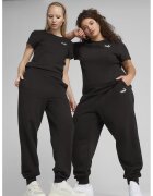 Puma Pantaloni de trening relaxed-fit cu logo brodat discret - Negru