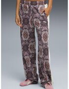Puma Pantaloni de trening relaxed-fit cu model - Rosu/Alb fildes/Violet prafuit
