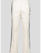 Puma Pantaloni de treninig relaxed fit cu model jacquard si snururi de ajustare T7 - Alb fildes/Albastru petrol