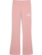 Puma Pantaloni evazati cu logo - Roz