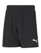 Puma Pantaloni scurti cu banda elastica in talie pentru fotbal - Negru
