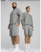 Puma Pantaloni scurti cu logo si snur interior - Gri