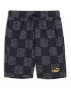Puma Pantaloni scurti cu model si talie elastica - Bleumarin