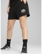 Puma Pantaloni scurti cu snur de ajustare si buzunare laterale - Negru