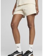 Puma Pantaloni scurti cu talie elastica si animal print - Crem